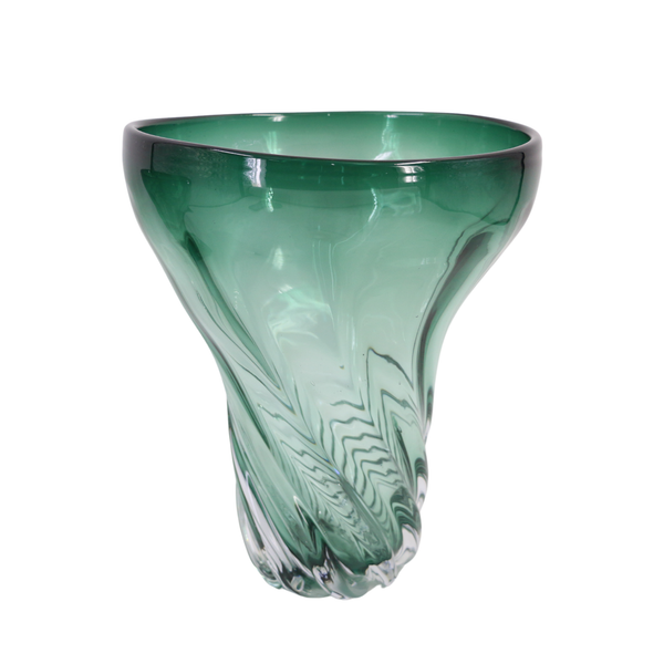 Vaso Verde G Torcido Vidro - 63685