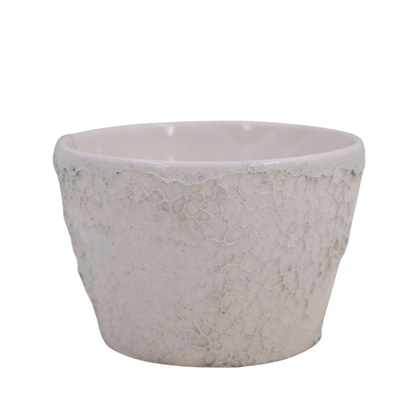 Vaso PP Branco Coral Cerâmica - 63945