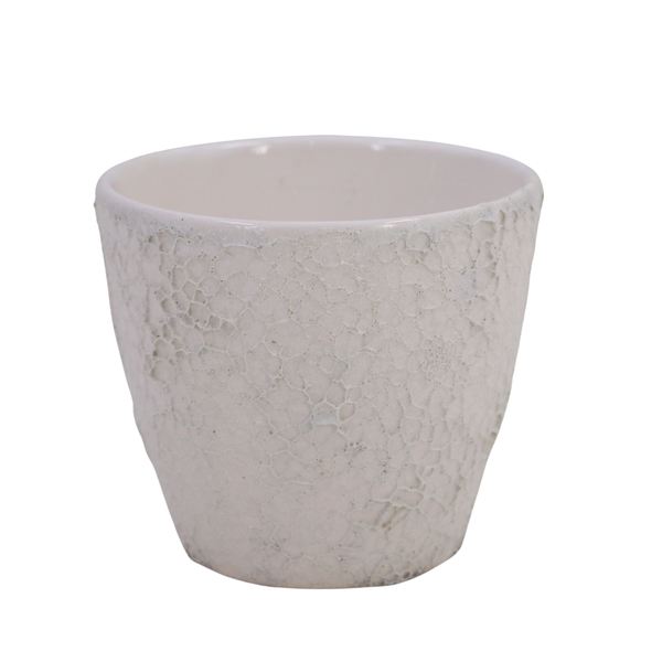 Vaso P Branco Coral Cerâmica - 63941